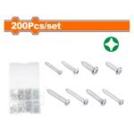 WADFOW 200 Pcs tapping screw assortment