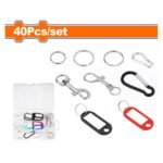 WADFOW 40 Pcs key ring accessories