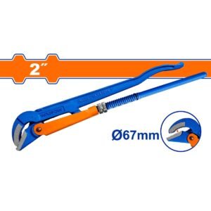 WADFOW 45° Heavy duty swedish pipe wrench 2"