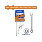 WADFOW 7 Pcs ratchet spanner set 8-19mm