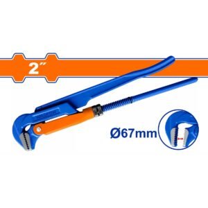 WADFOW 90° Heavy duty swedish pipe wrench 2"