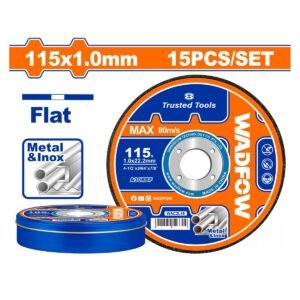 WADFOW Abrasive metal cutting disc set 115 X 1mm