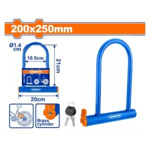 WADFOW Bicycle U-lock 200Χ250mm
