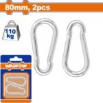 WADFOW Carabiner 80mm 2pcs (WQL2K04)