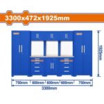 WADFOW Heavy-duty modular garage cabinets (WCS3A08)