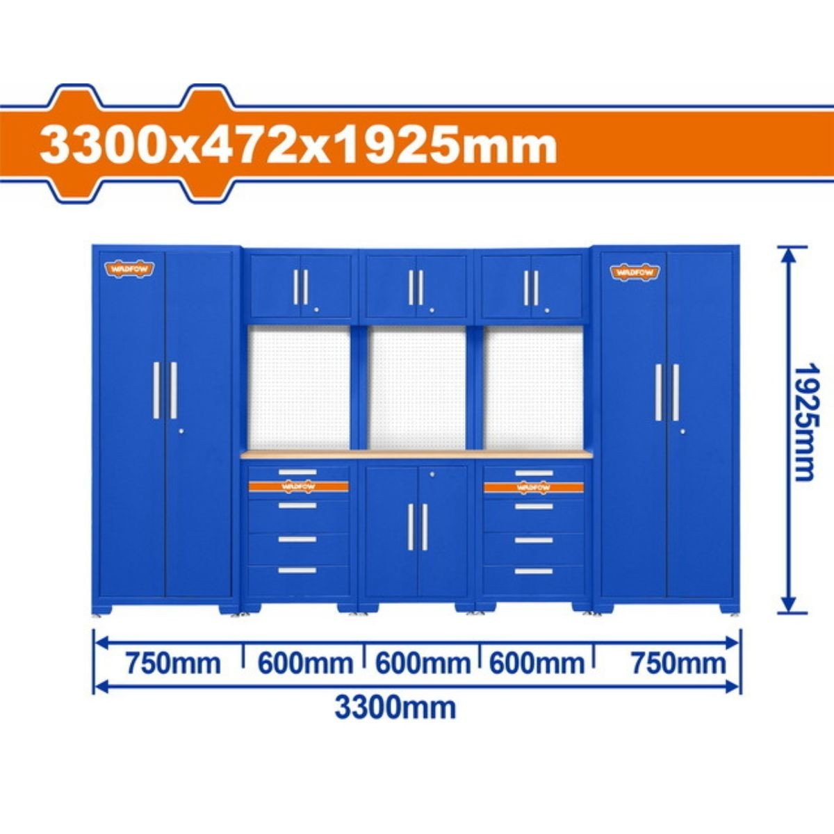 WADFOW Heavy-duty modular garage cabinets (WCS3A08)