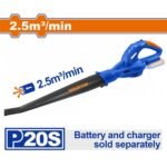 WADFOW Lithium-Ion blower 20V without battery & charger (WBL1525)