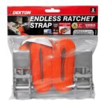 2PC 25MM X 5M ENDLESS RACHET STRAP SET