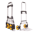 ALUMINIUM FOLDABLE HAND TRUCK WITH RUBBER WHEELS 150KG