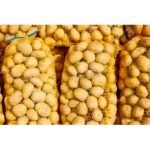 BAGS OF POTATOES AND ONIONS 40X70CM YELLOW