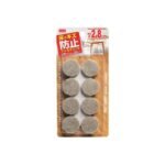BEIGE ROUND FELT PAD 16PC 28MM