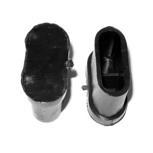 BLACK RUBBER CAPS OVAL