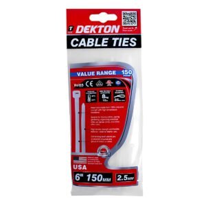 CABLE TIES WHITE