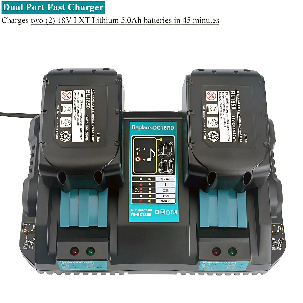 CHARGER DOUBLE FOR MAKITA - Image 2
