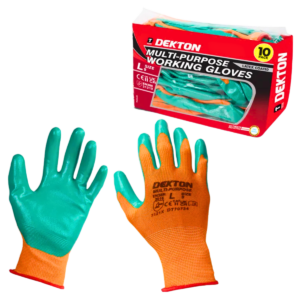 DEKTON 10 PACK MULTI-PURPOSE GLOVES IN A HEAV