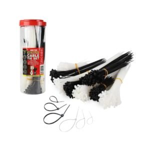 DEKTON 1000PC CABLE TIE SET BLACK AND WHITE