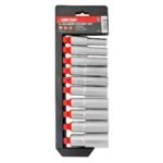 DEKTON 10PC 1/2" DR DEEP METRIC SOCKET SET