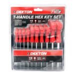DEKTON 10PC T-HANDLE HEX KEY SET
