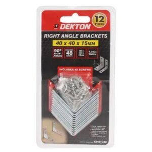DEKTON 12PCS RIGHT ANGLE BRACKET