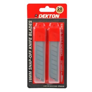 DEKTON 18MM 20PC SNAP-OFF SPARE BLADES DT60140