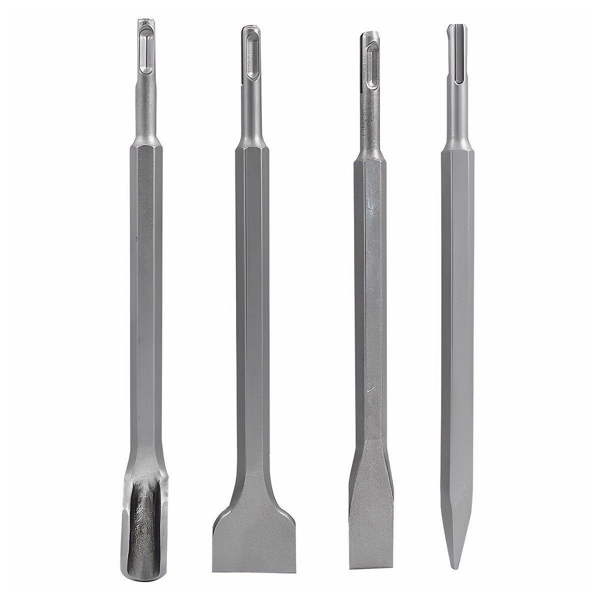 DEKTON 4PC SDS PLUS CHISEL SET