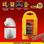 DEKTON 50PCS SK5 UTILITY BLADE WITH AUTO DISPENSER