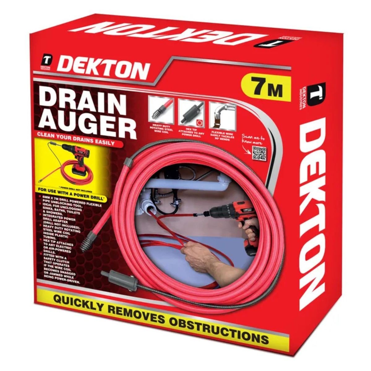 DEKTON 7M DRAIN AUGER