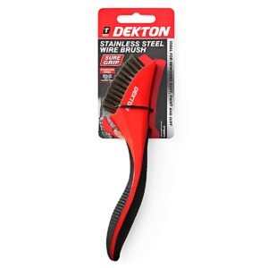 DEKTON SOFT GRIP STAINLESS STEEL WIRE BRUSH