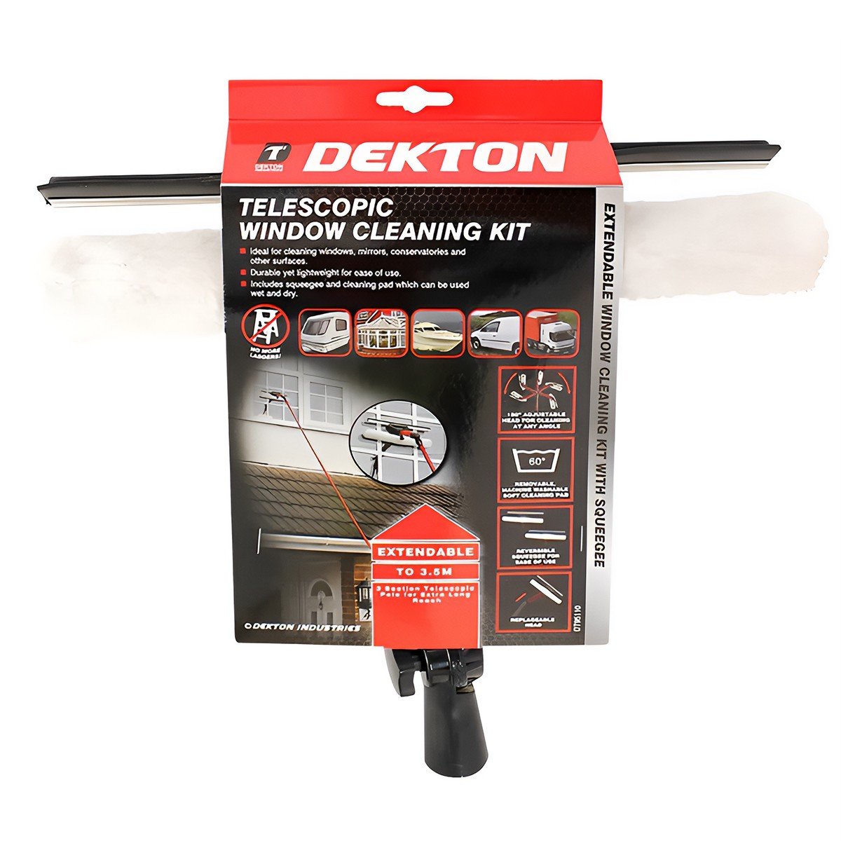 DEKTON TELESCOPIC WINDOW CLEANING KIT - Image 2