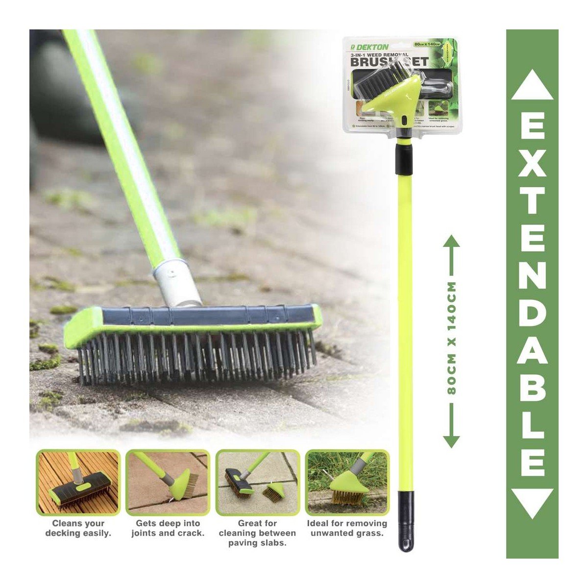 DEKTON3 IN 1 WEED REMOVAL BRUSH SET - Image 4