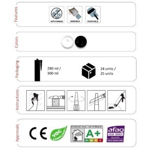 ELASTO UNIVERSAL ACRYLIC - WHITE 280ML