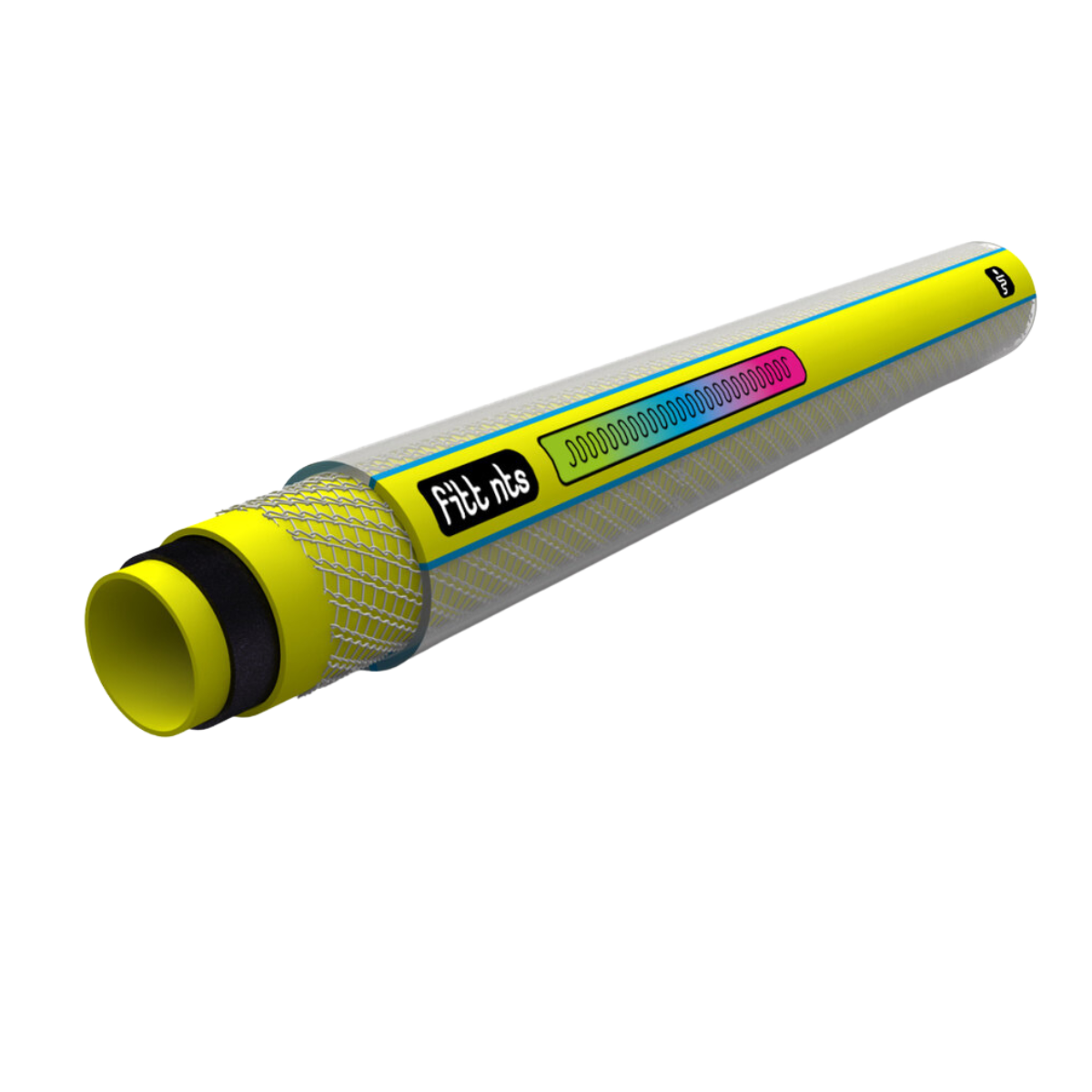 FITT NTS YELLOW 1/2" 20m Kit, Garden Irrigation Hose with Adjustable Lance and Fittings