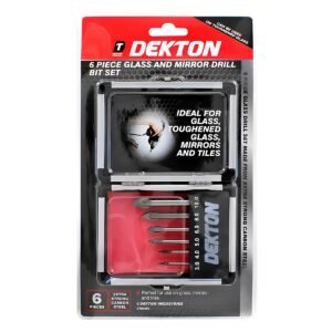 GLASS DRILL SET 6PCS
