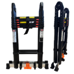 Kaokey Multipurpose Aluminium Telescopic Ladder 2.5m+2.5m