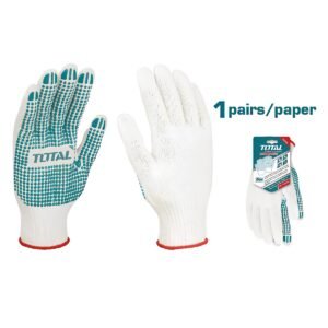 KNITTED & PVC DOTS GLOVES