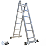 Multipurpose Aluminium Ladder 2x8 steps