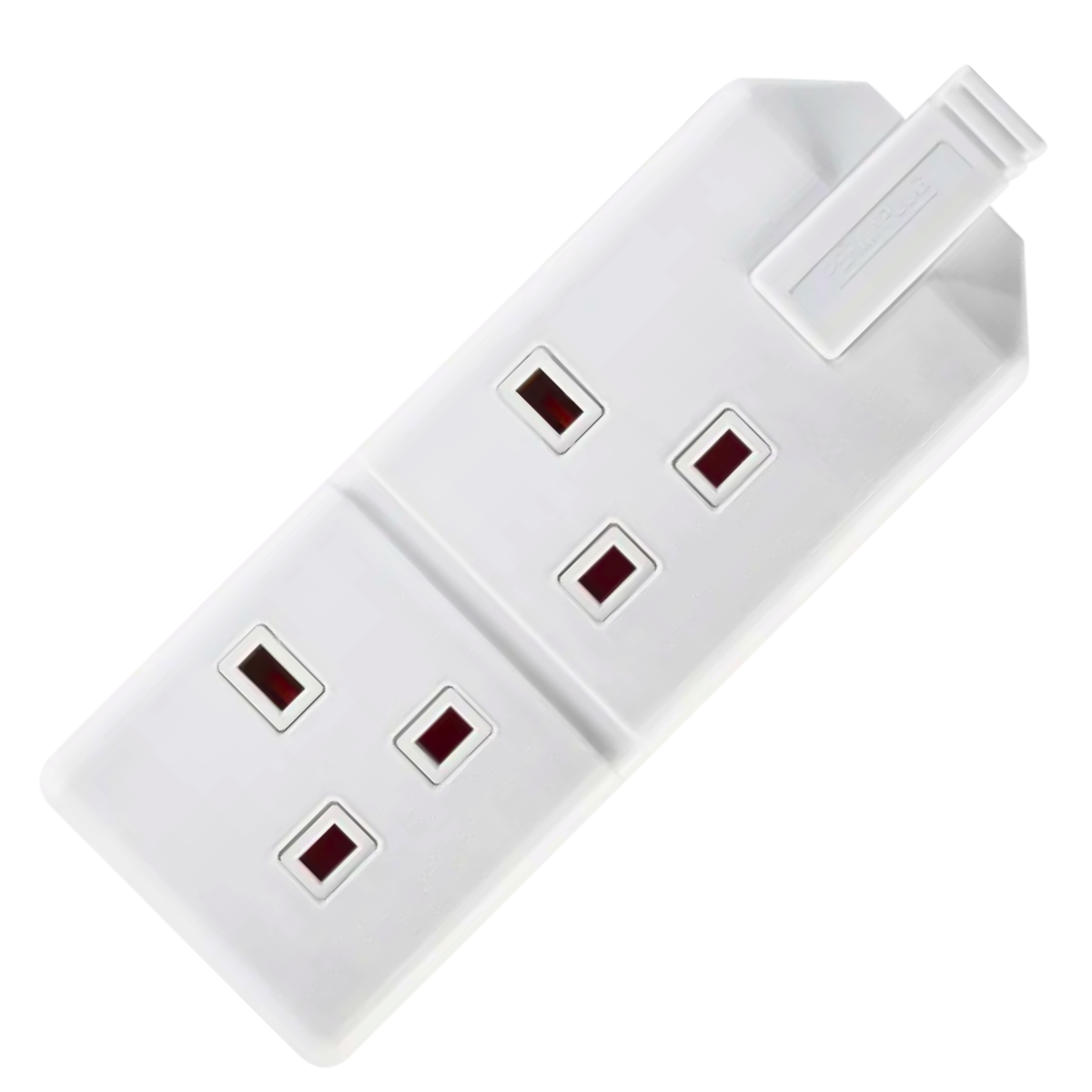 Masterplug Heavy Duty 13A 2-Gang Fused Rewireable Socket with Neon White - Image 2