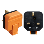 MasterPlug PERMAPLUG Heavy Duty 13 Amp Plug Orange