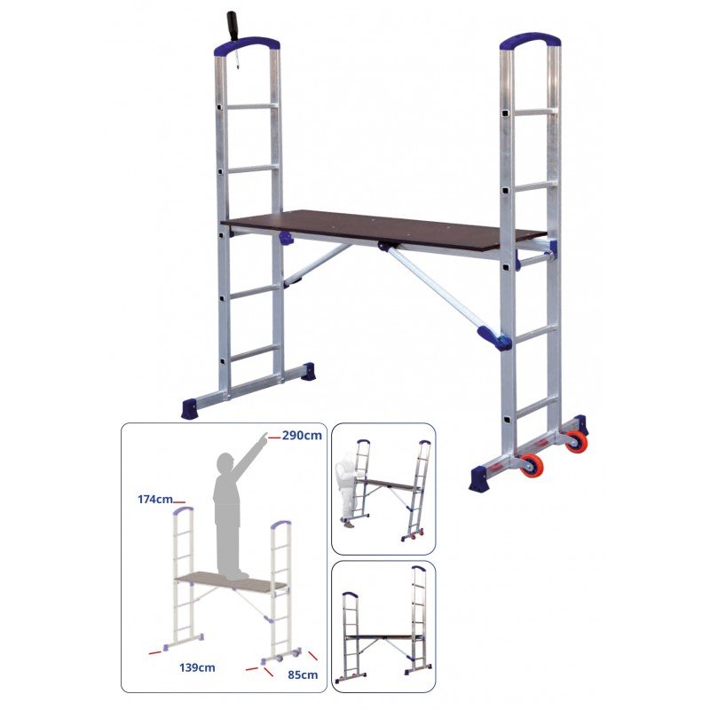 Mini DIY Scaffolding - 1.74M (PENNY RANGE 100)