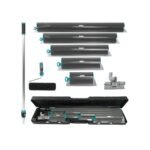 Plaster Knife Set Including Roller and Case