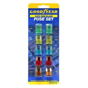 GOODYEAR 20PC MINI BLADE FUSES