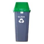 PLASTIC DUSTBIN 90L GREEN