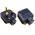 POKA 13A UK standard plug Power - Black