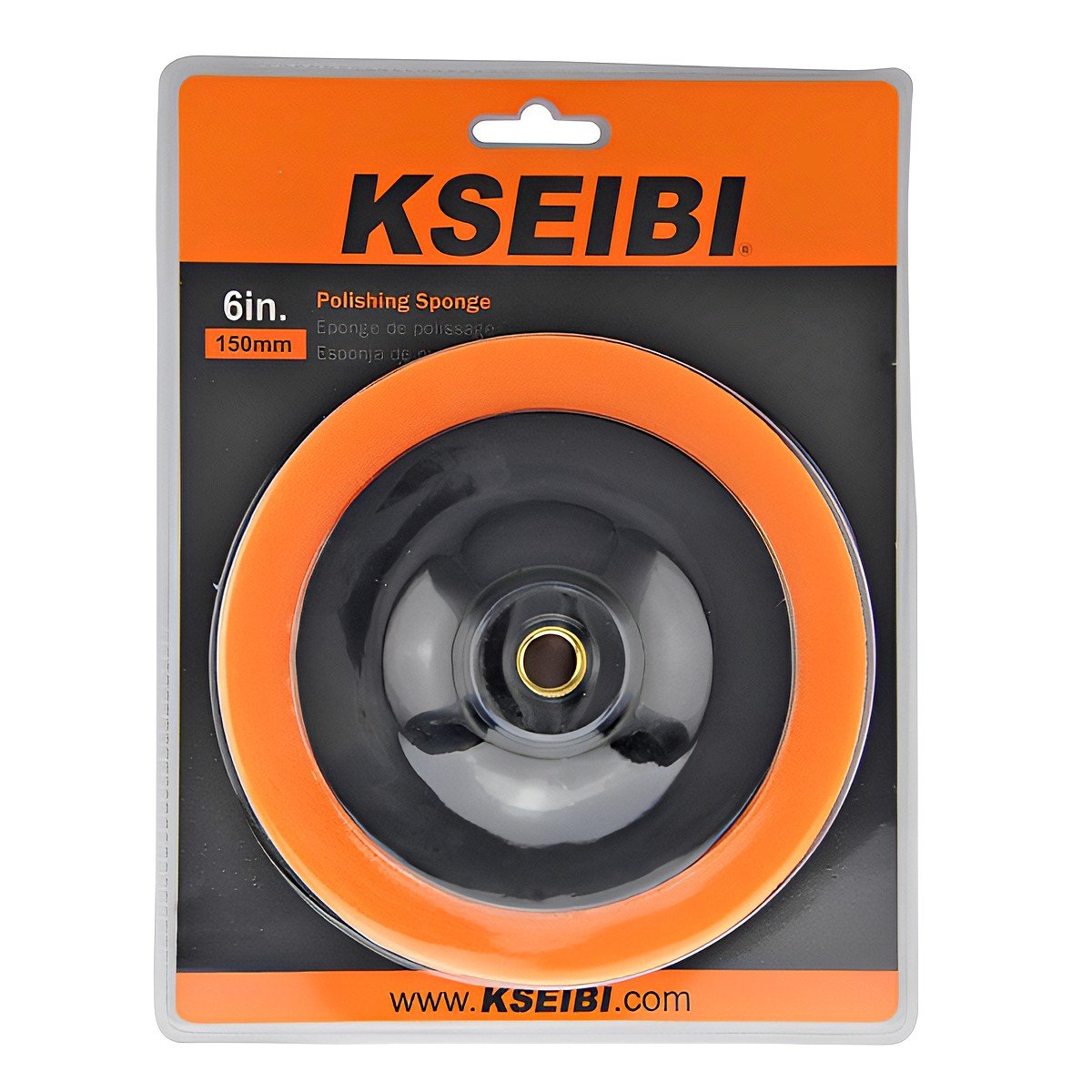 POLISHING SPONGE SOFT/RED 150X50MM/M14 - Image 2