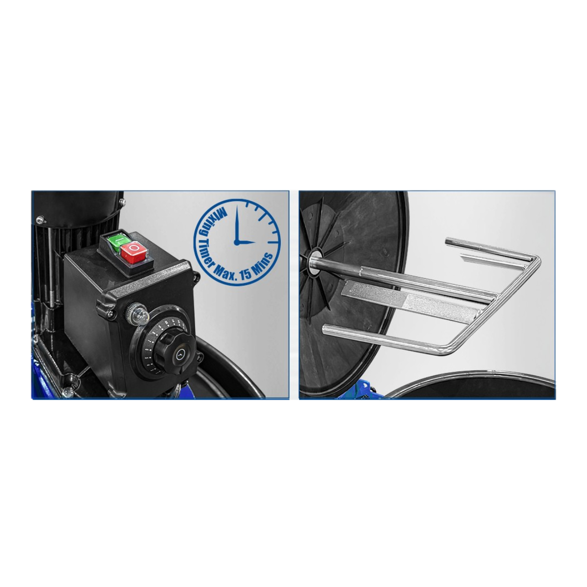 REDSUN MORTAR MIXER WITH UNIVERSAL PADDLE 65L - Image 2