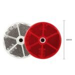 ROUND REFLECTOR RED