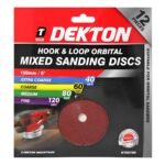 SANDING DISCS 150MM 12PCS