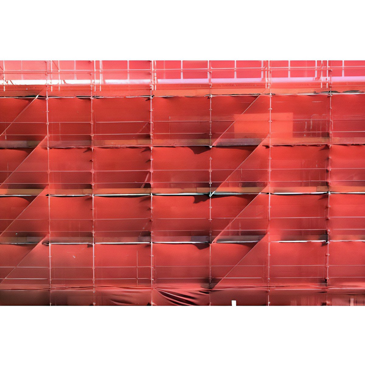 SCAFFOLDING NET 3MX100 ORANGE - Image 3