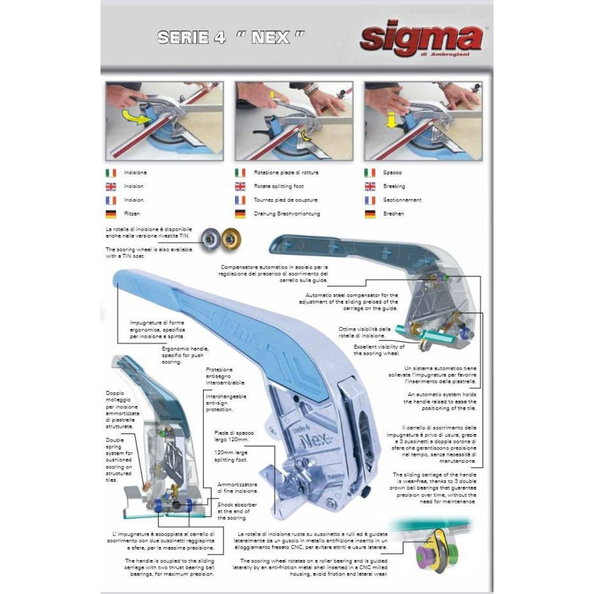 SIGMA Ergonomic pulling handle for SERIES 4 "NEX" - Image 4