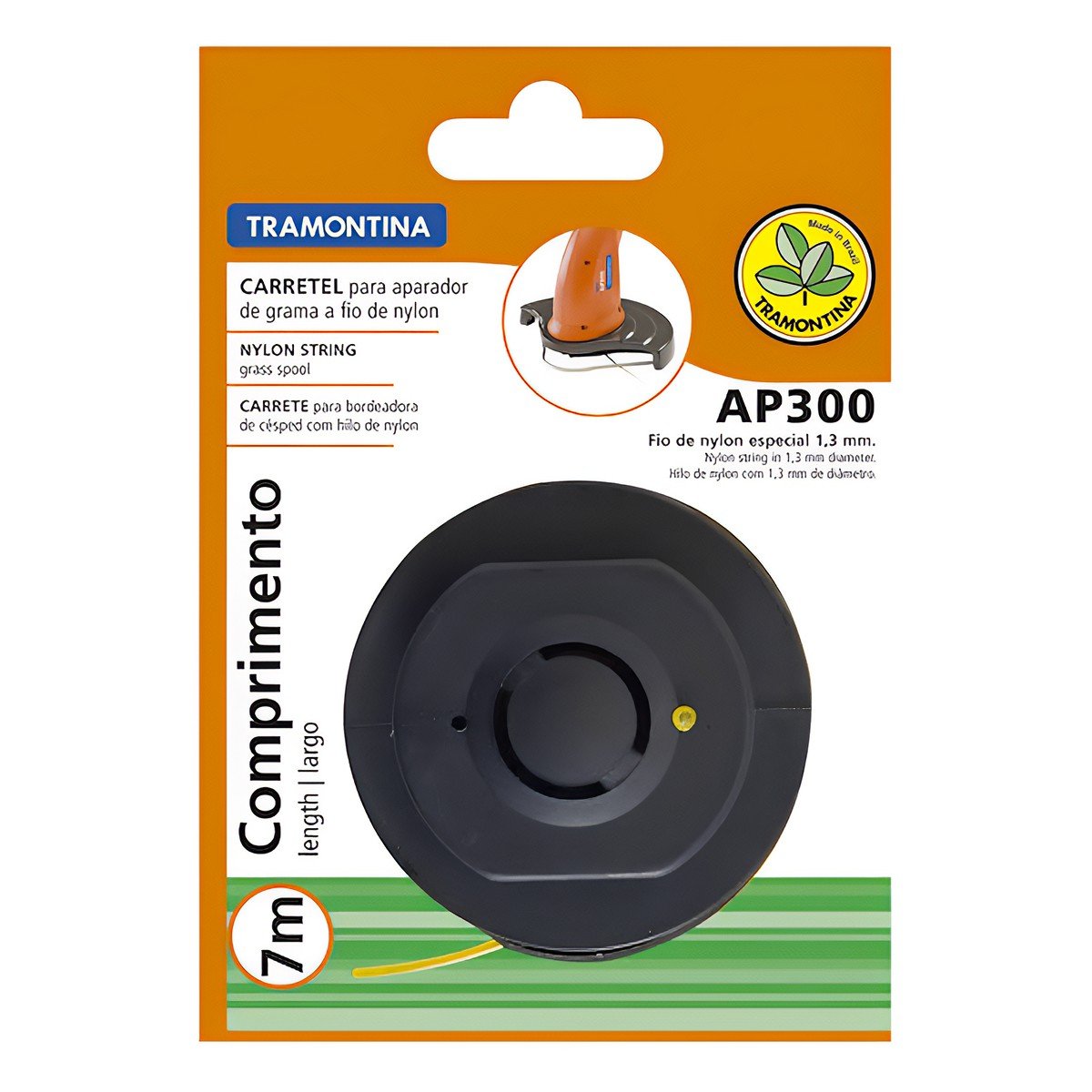 STRING GRASS SPOOL 1.3MM, 7M L0NG (NYLON)